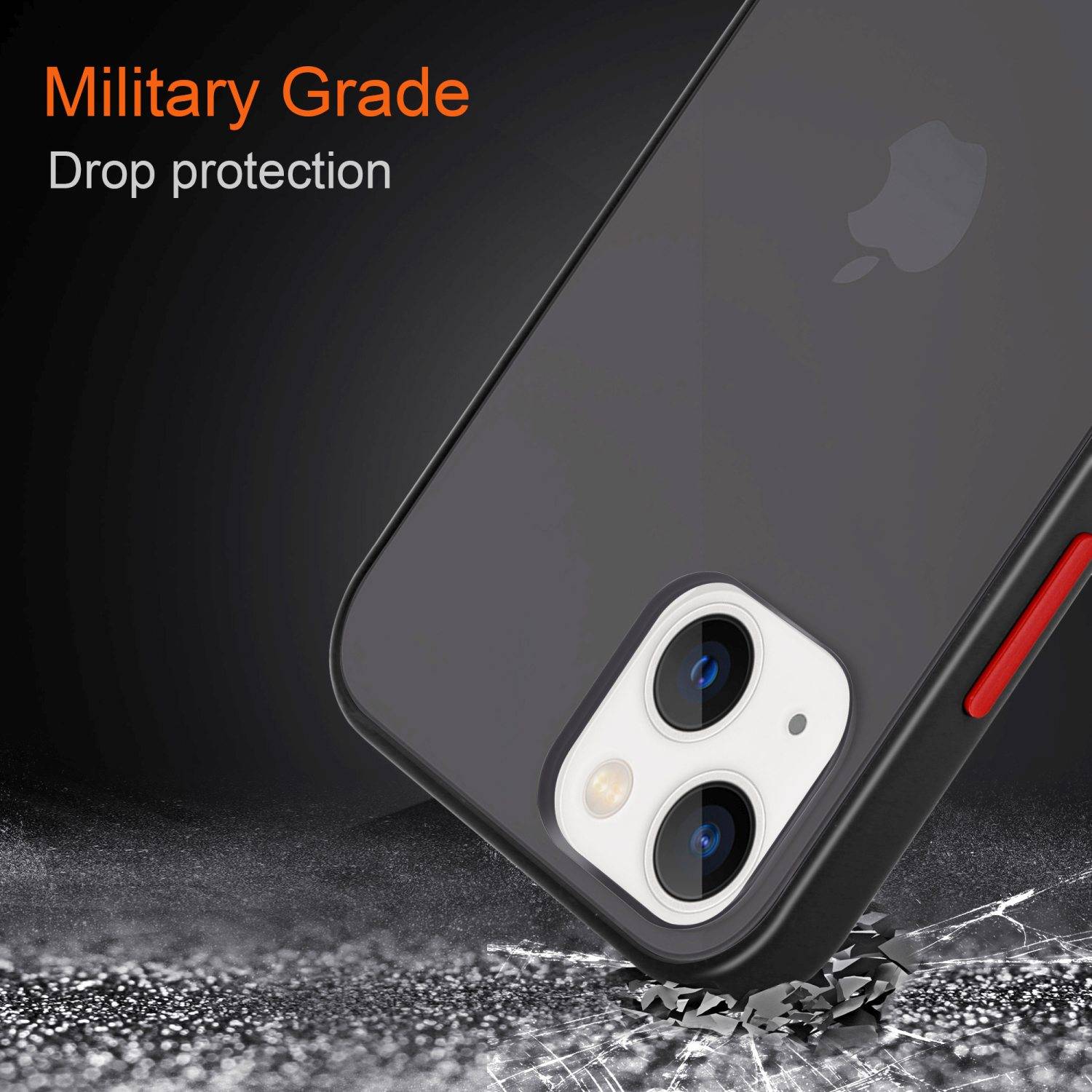 Cadorabo Hülle für Apple iPhone 14 Schutz Hülle in Transparent Handyhülle Hybrid Schutzhülle Etui TPU Silikon-4