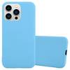 Cadorabo Hülle für Apple iPhone 14 PRO MAX Schutzhülle in Blau Handyhülle TPU Silikon Etui Case Cover