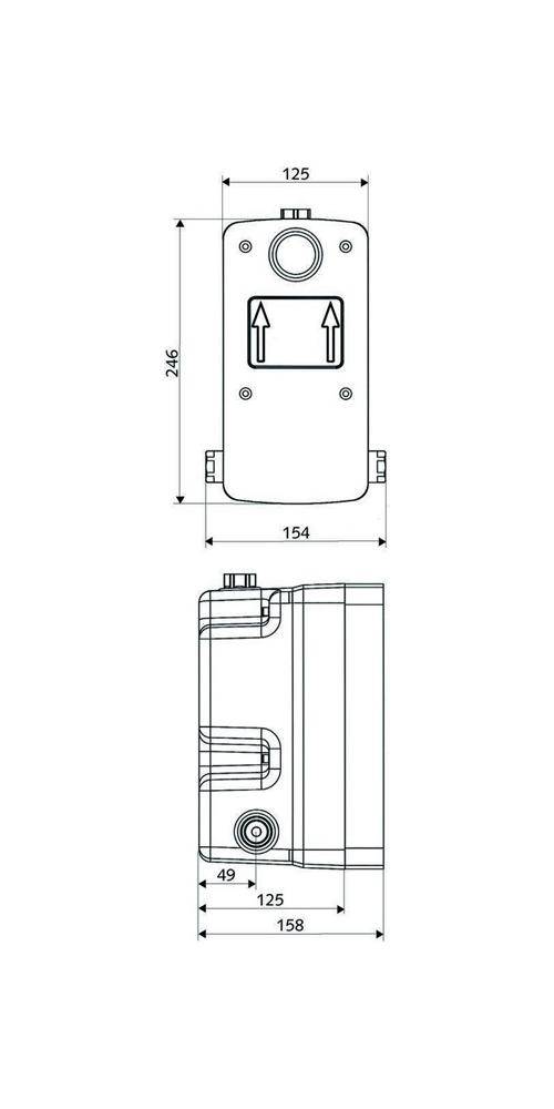 SCHELL UP-Masterbox WBD-SC-T Selbstschl., Thermostat-1
