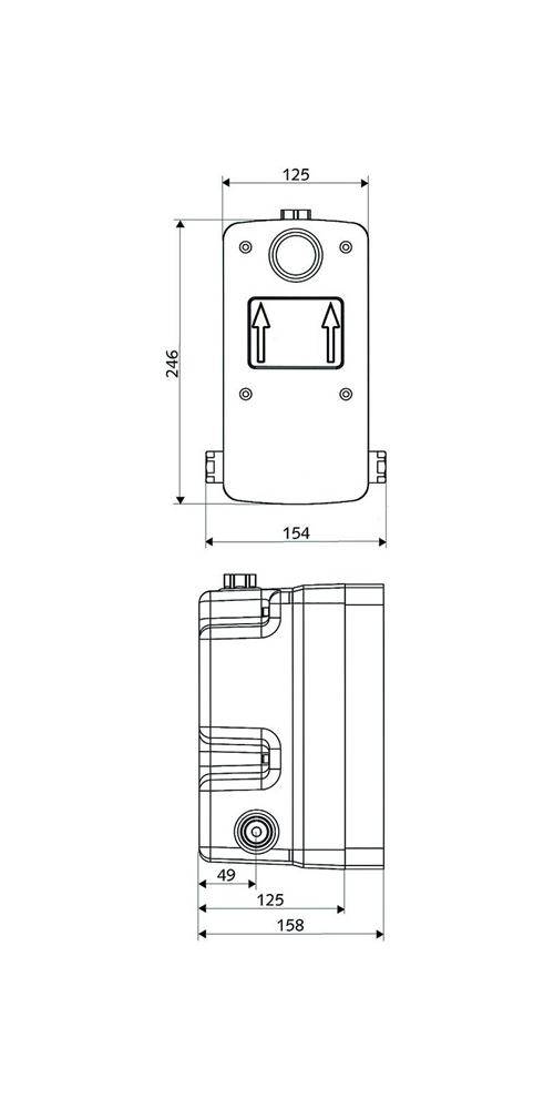 SCHELL UP-Masterbox WBD-SC-T Selbstschl., Thermostat-2
