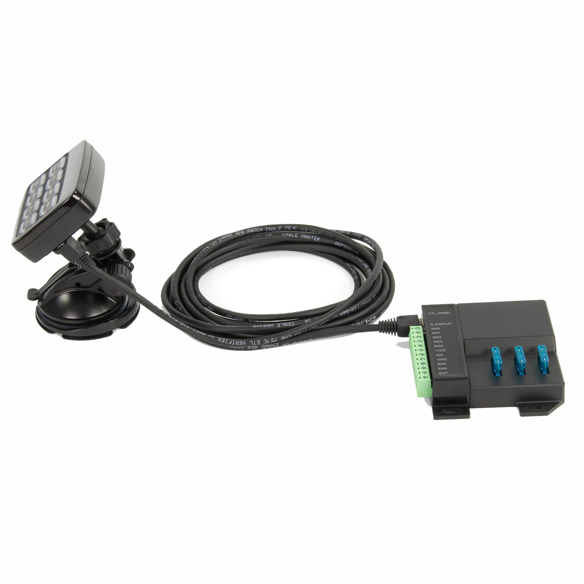 Universal Bedienpanel B8 - inkl. Relaisstation - beleuchtet - 8 Schalt-/Tastfunktionen-1