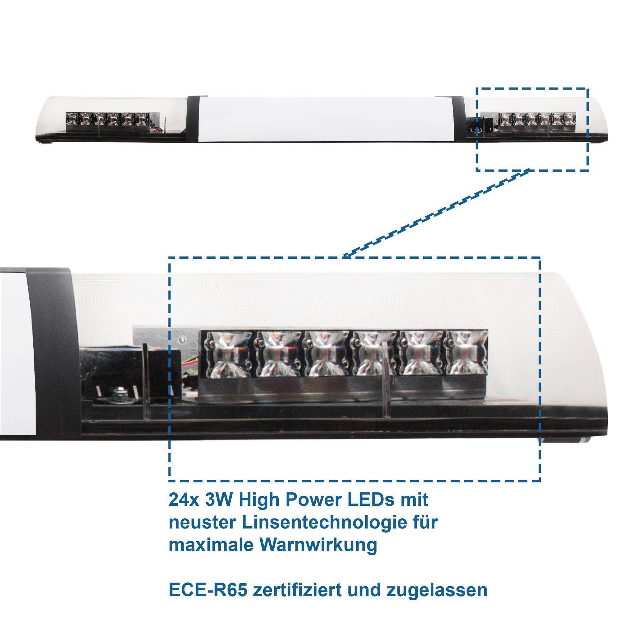 MAGMA LED Lichtbalken 140cm - Gelb-1