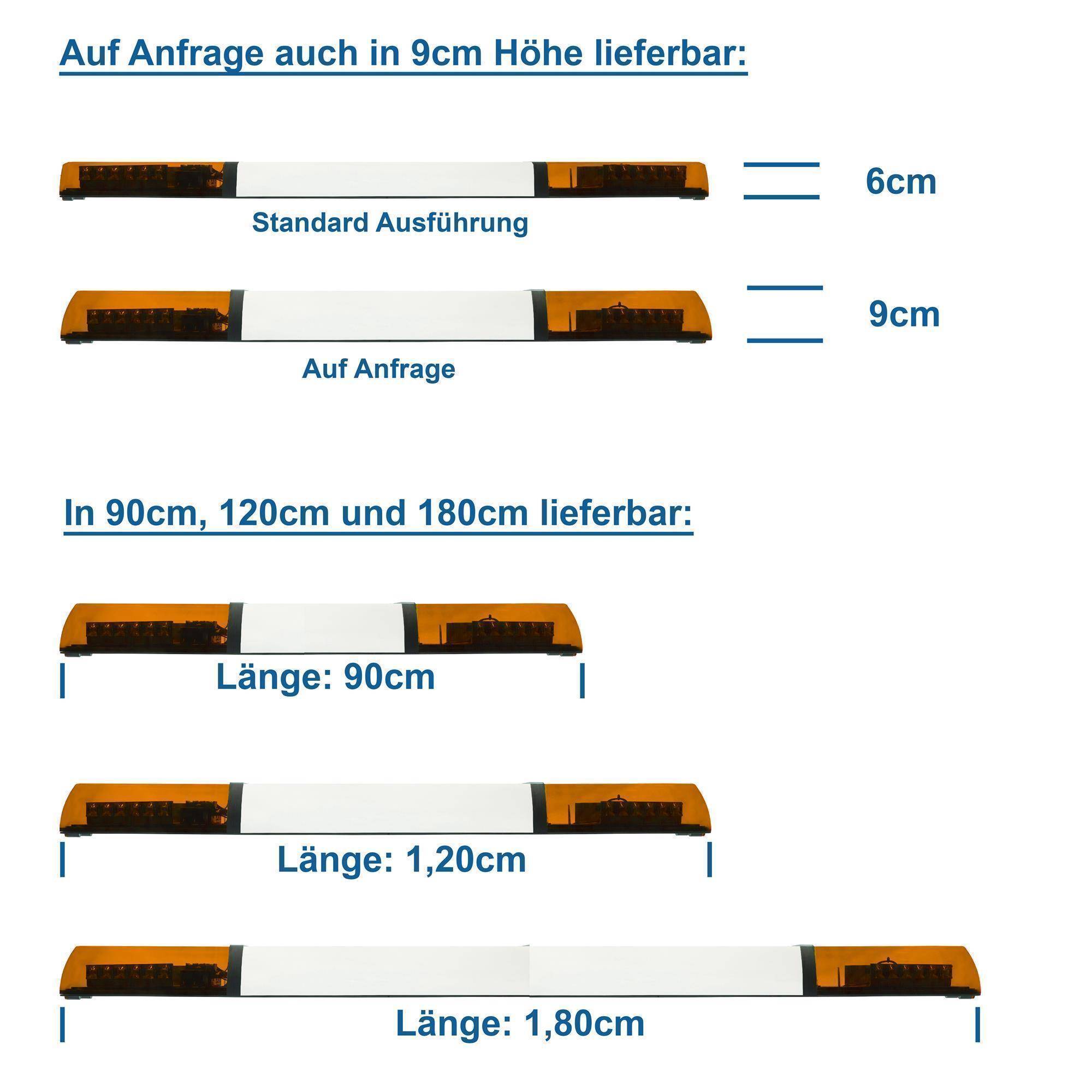 MAGMA LED Lichtbalken 140cm - Gelb-2