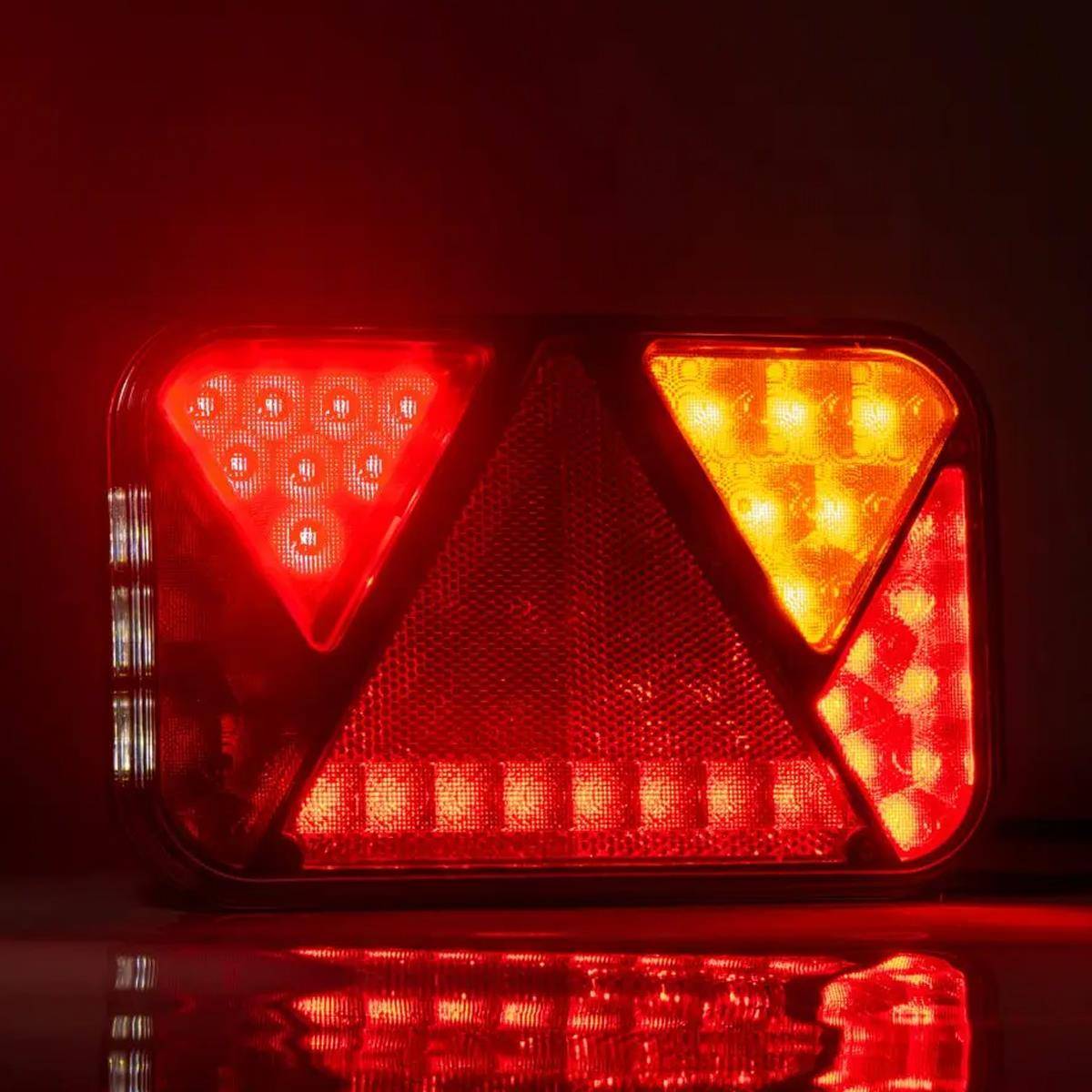 REFLECT LED Rückleuchten Set mit 5P Bajonett Anschluss LKW o. Anhänger | CAN-BUS Version-4