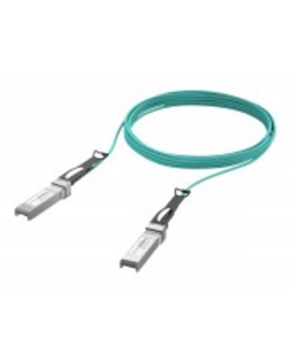 Ubiquiti - 10GBase-AOC direct attach cable - SFP+ zu SFP+ - 5 m - 3 mm - Glasfaser - Active Optical Cable (AOC)