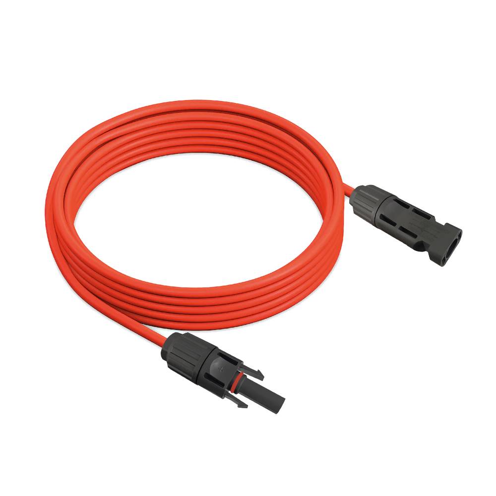 5m Solarkabel Verlängerungskabel rot +schwarz 6mm² mit Solarsteckern Solar-1