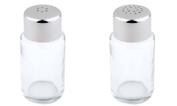 APS Salz- und Pfefferstreuer, Glas/Edelstahl, 18 Löcher-1