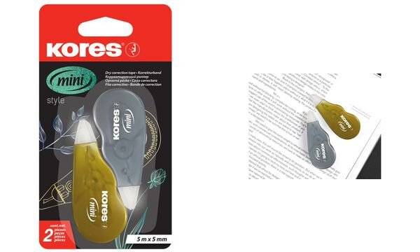 Kores Einweg-Korrekturroller "Mini Metallic Style"-1