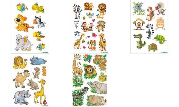 Sticker Dschungel 3 Blatt-2