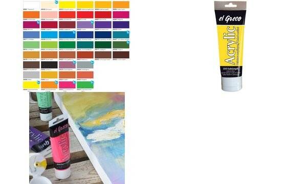 KREUL Acrylfarbe el Greco, ultramarinblau, 75 ml Tube (57601482)