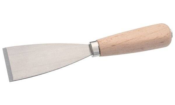 WESTEX Entrostungsspachtel, Holzgriff, 70 mm-1
