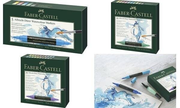 FABER-CASTELL Aquarellmarker ALBRECHT DÜRER, 20er Etui-1