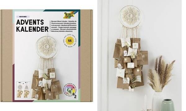 folia Adventskalender-Set MAKRAMEE, 55-teilig (57907020)-0