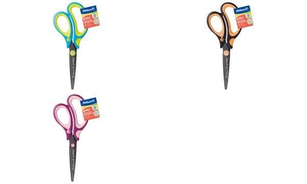 Schulschere griffix links spitz neon Fresh Blue-2