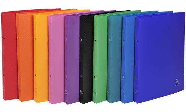 EXACOMPTA Ringbuch, PP, 2-Ring-Mechanik, DIN A4, sortiert-1