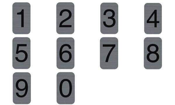 EXACOMPTA Selbstklebeschild Zahl "1", 25 x 44 mm (8702947)-2