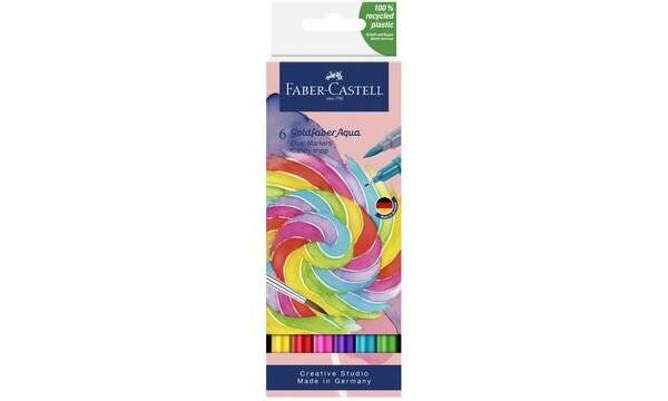 FABER-CASTELL Aquarellmarker GOLDFABER, 6er Etui Candy Shop (5661669)-1