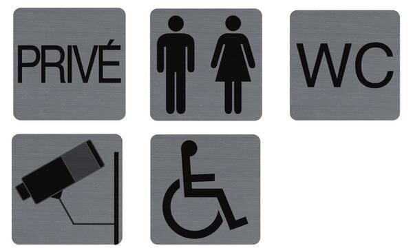 EXACOMPTA Hinweisschild "WC"-2