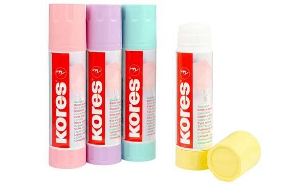 Kores Klebestift "Pastel", 20 g, lösungsmittelfrei (5616209)-1