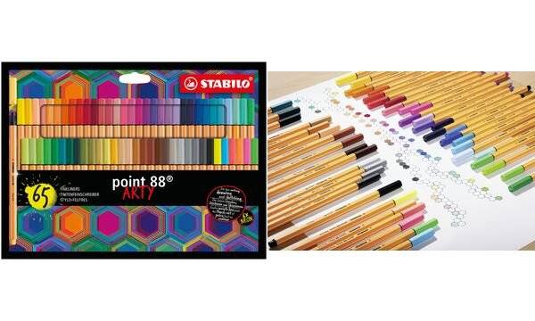 STABILO Fineliner point 88 ARTY, 65er Kartonetui (55500739)-1