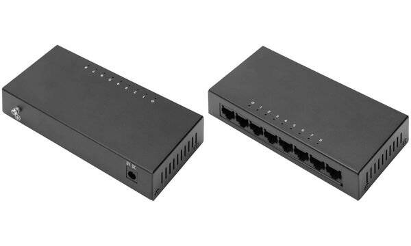 DIGITUS - 8-Port Switch, 10/100 Mbps Fast Ethernet, Unmanaged-3