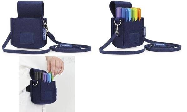 Moderationstasche 11124 Marker-Holster ecoAware dunkelblau-2