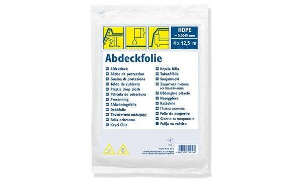 WESTEX Abdeckfolie Standard, HDPE, transparent, 4 x 5 m-2