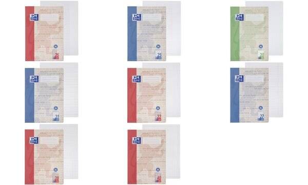 Oxford Schulheft "Recycling", DIN A4, Lineatur 25 / liniert (5402138)