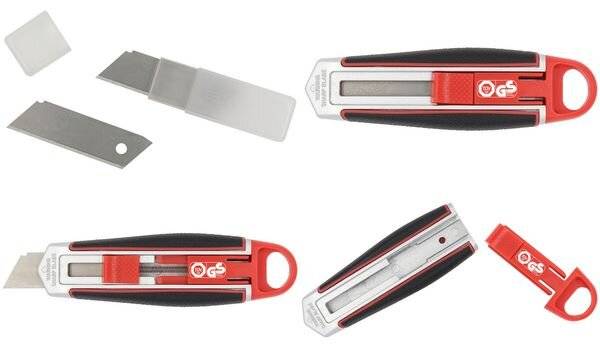 WEDO Cutter Ersatzmesser 60 x 19mm, 5 St. Messer im Etui-2