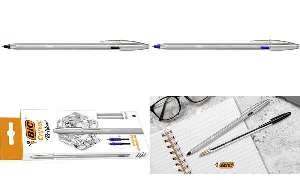 BIC Kugelschreiber Cristal RE'NEW, schwarz-4