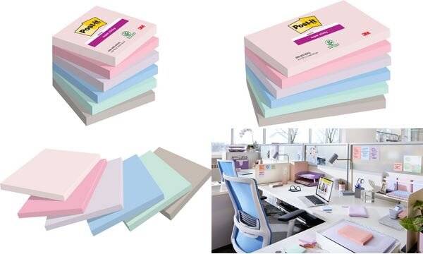 Post-it Haftnotiz 654-6SS-SOUL 76x76mm 90Blatt 6St.-3