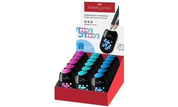 FABER-CASTELL Doppelspitzdose TWO TONE, im Display (5661680)-0