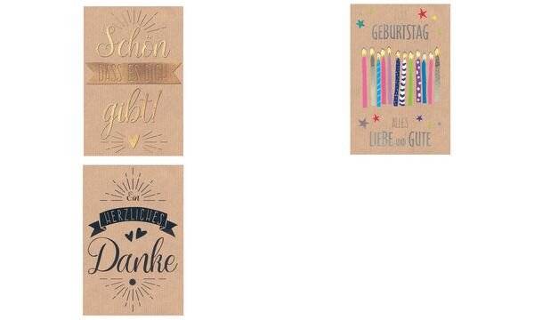 SUSY CARD Mini-Grußkarte "Kerzen" (40051024)-0