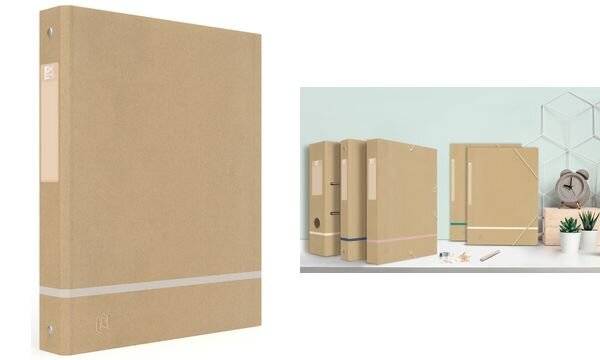 Oxford Ringbuch TOUAREG, DIN A4, beige, 4-Ring (5400957)-0