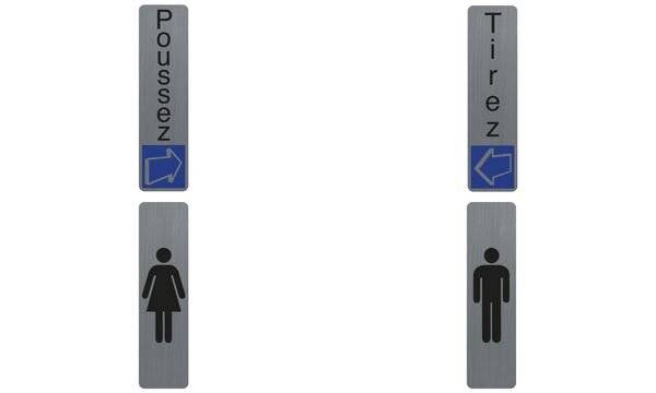 EXACOMPTA Selbstkleschild "Damen"-2