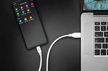 Goobay 67189 USB C auf USB A 3.0 Verlängerungskabel Handy Ladekabel Adapterkabel OTG Super Speed 5 Gbit/s Weiß 0,2m-3