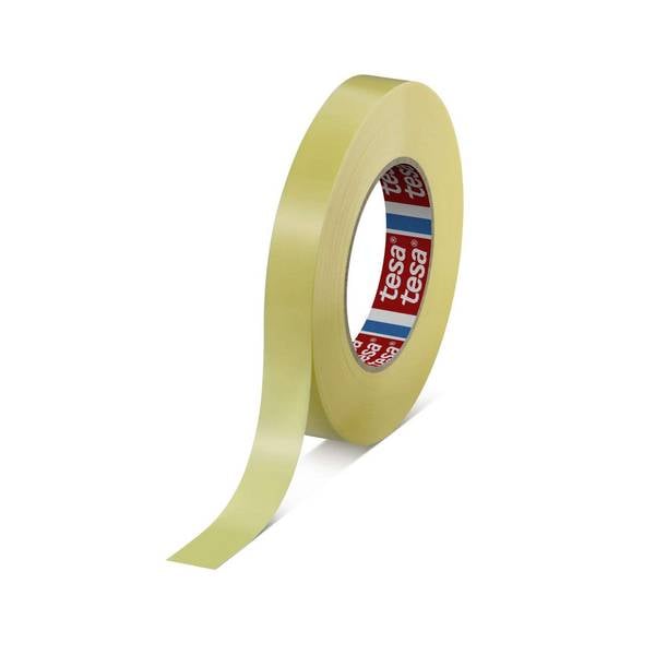 tesa 4289 extrem reißfestes Strapping-Klebeband PV10, 66 m x 19 mm, gelb