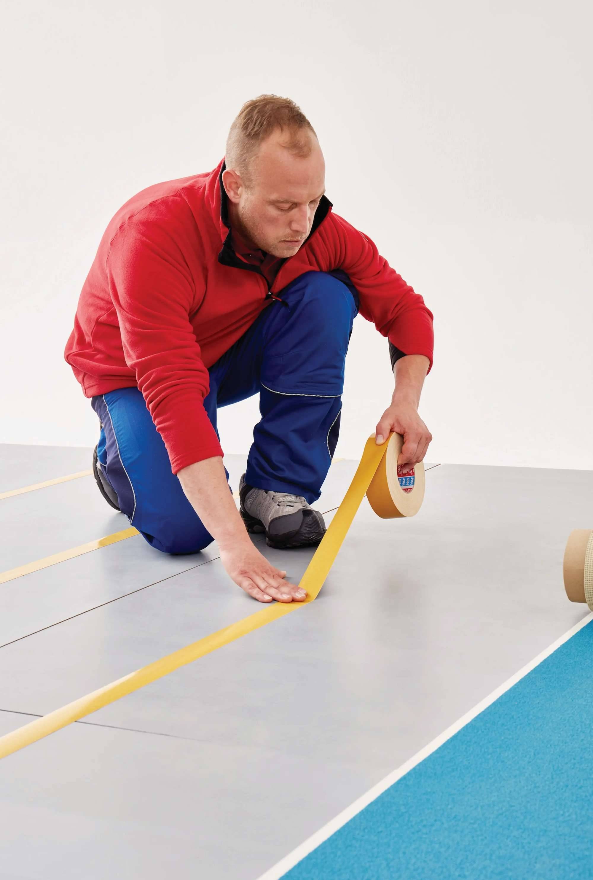 tesafix 4964 Verlegeband, 50 m x 15 mm, weiß-1