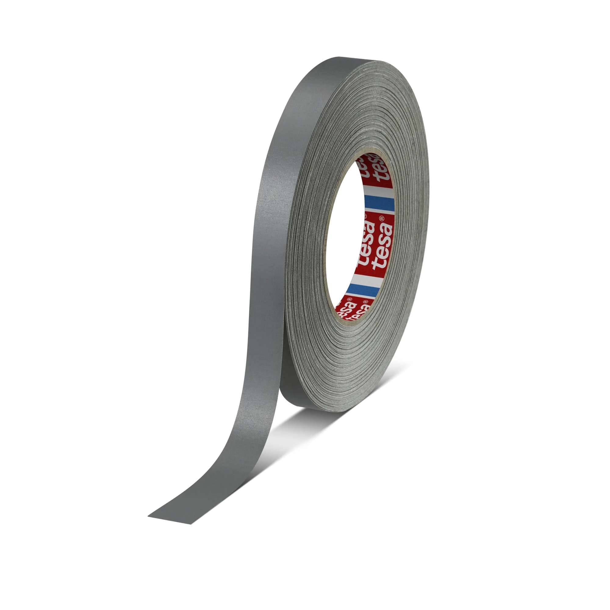 tesaband 4651 Premium Gewebeband, 25 m x 19 mm, grau-0