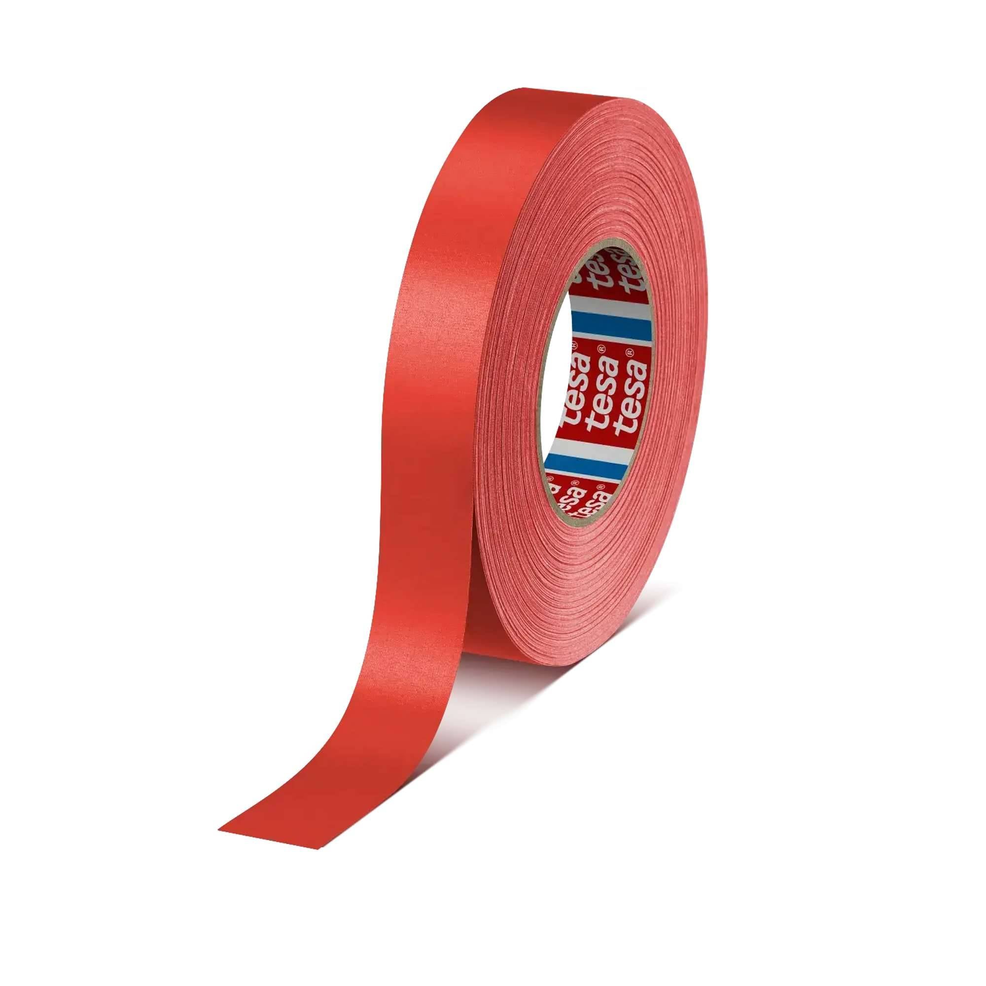 tesaband 4651 Premium Gewebeband, 50 m x 25 mm, rot-0