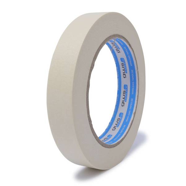 gws Maler-Kreppband, Für feine und saubere Farbkanten, 50 m x 19 mm, naturweiß