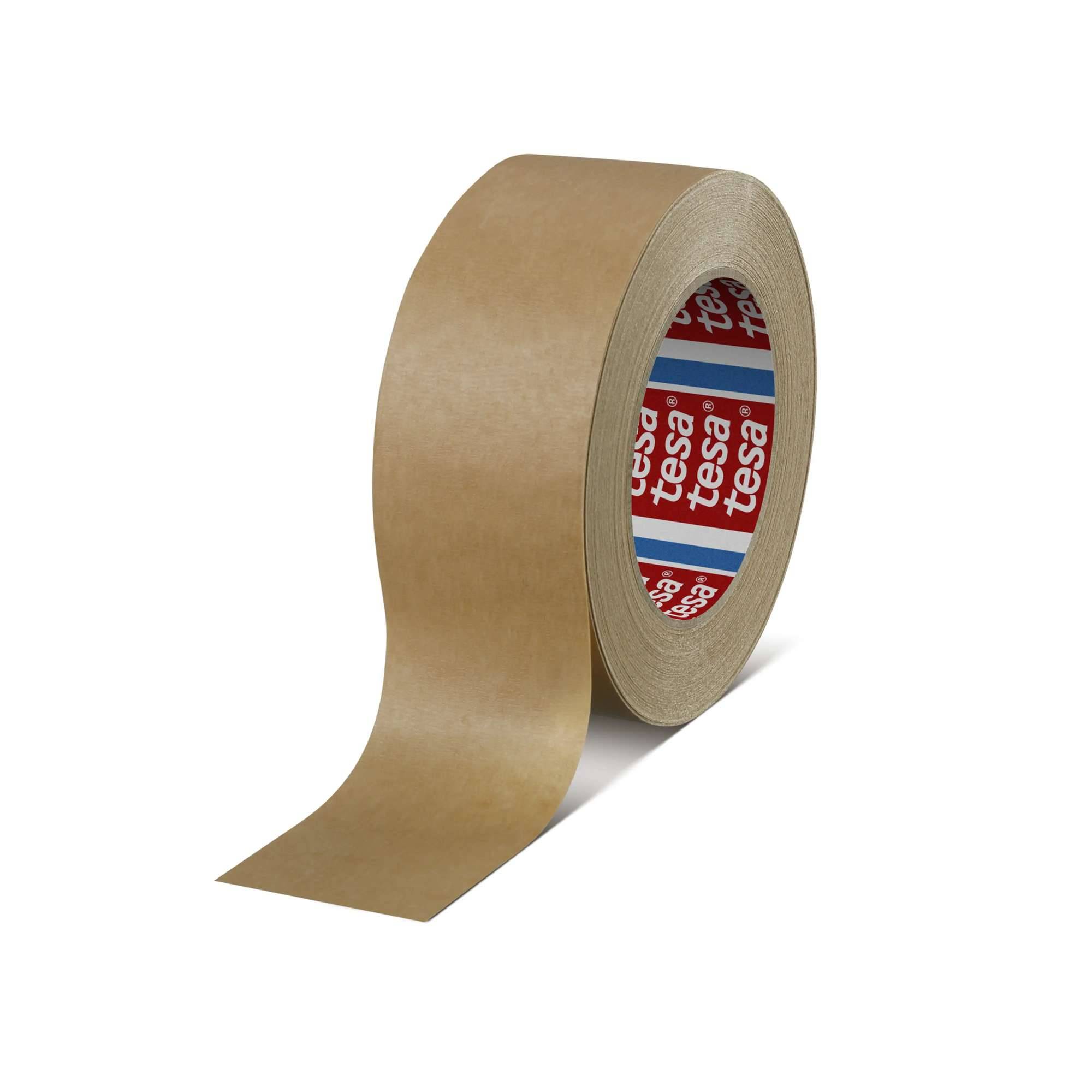 tesakrepp 4309 Temperaturbeständiges Papierabdeckband, 50 m x 50 mm, braun