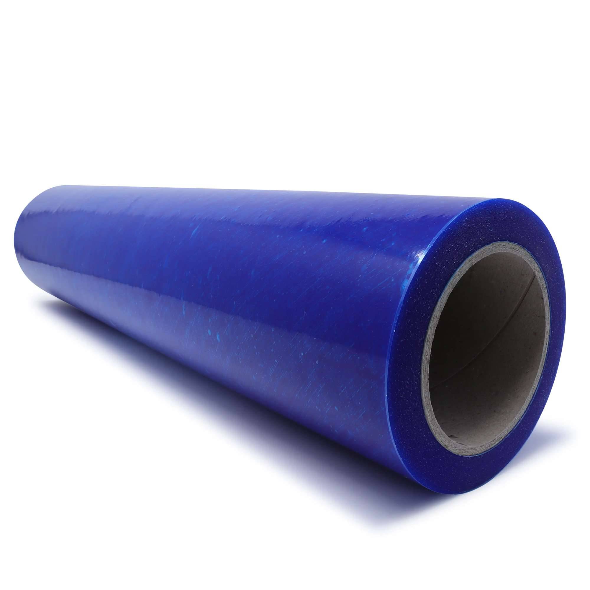 PE Schutzfolie Oberflächenschutzfolie rutschfest, 100 m x 750 mm, blau-0