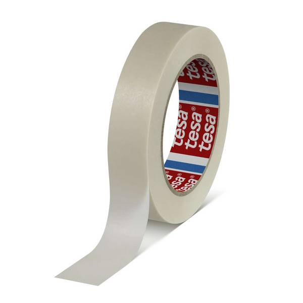 tesakrepp 4331 Temperaturbeständig, 50 m x 25 mm, naturweiß
