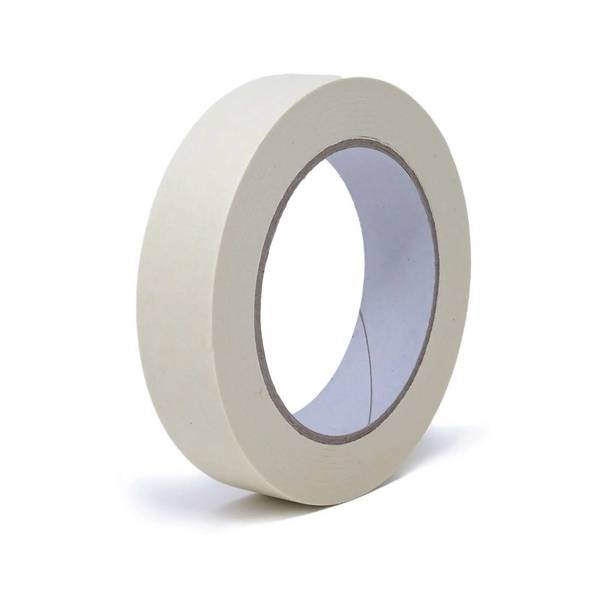 gws Krepp-Klebeband, bis 110°C, 39031, 50 m x 25 mm, naturweiß