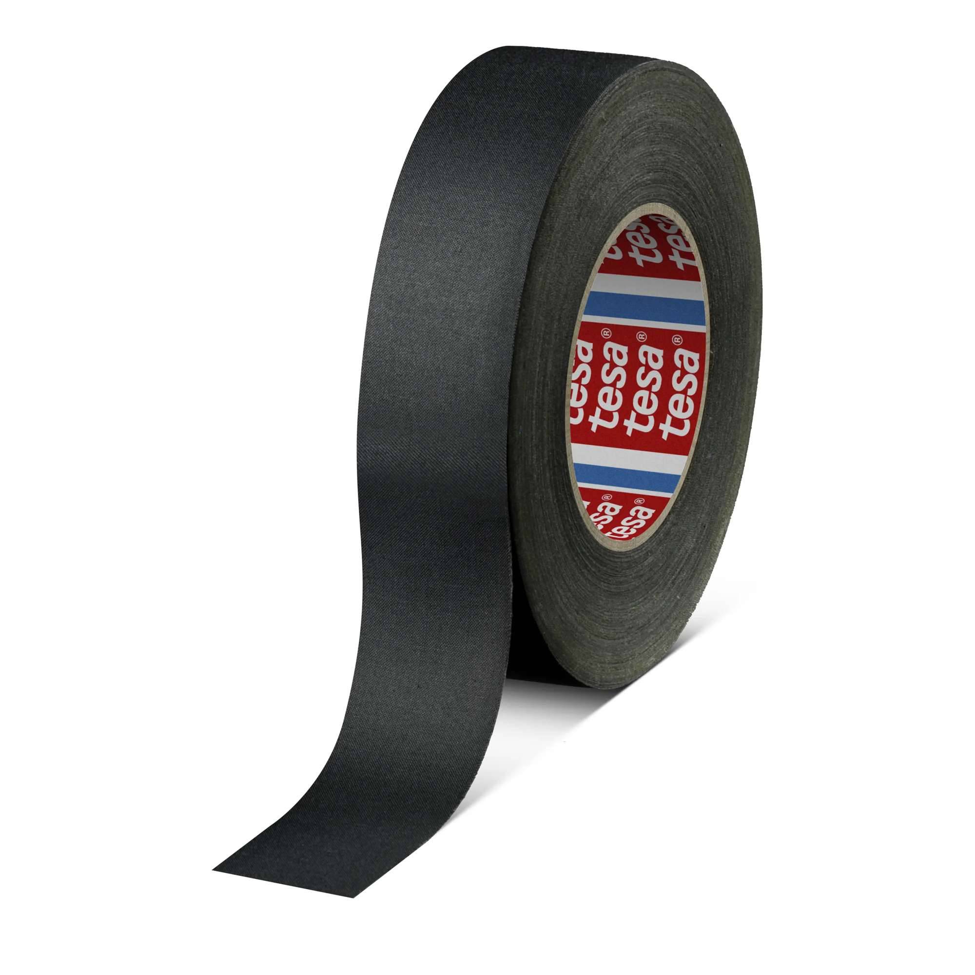 tesaband 4541 Flexibles, offenes Gewebeband, 50 m x 15 mm, schwarz-0