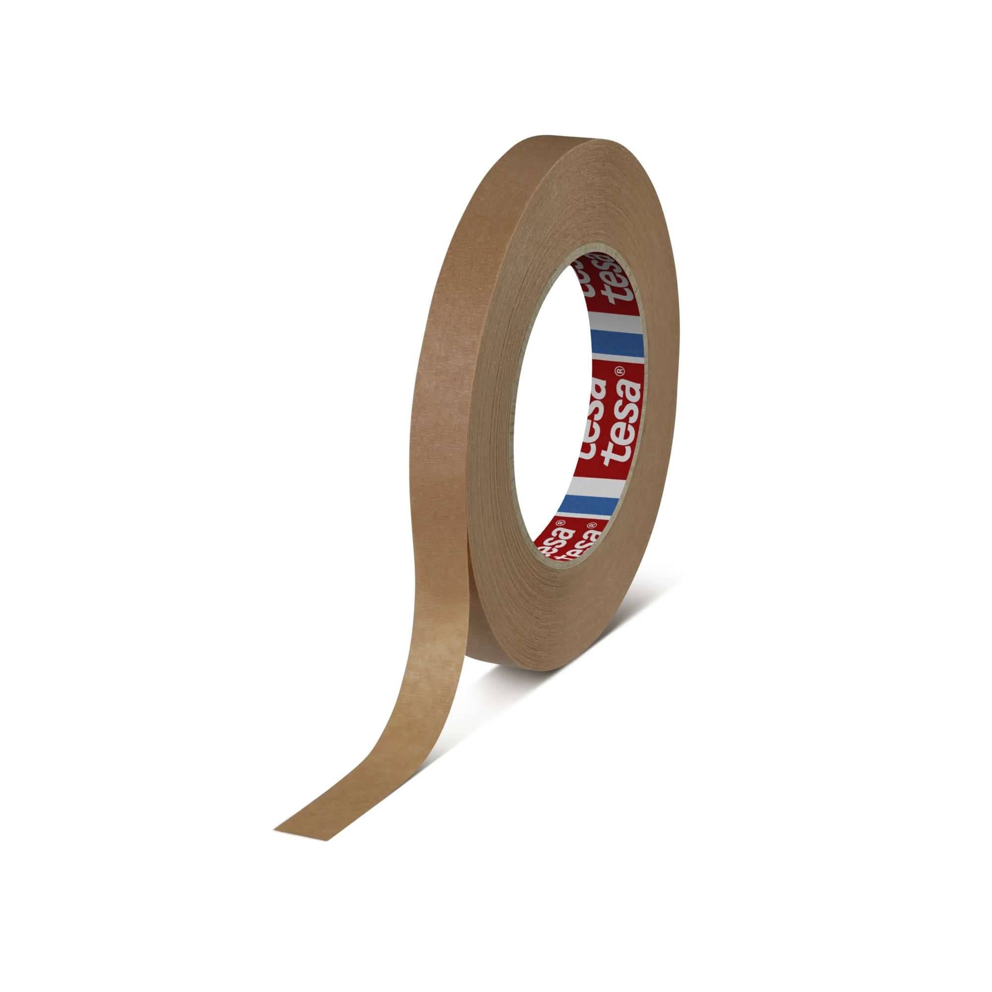 tesa 4341 Temperaturbeständiges Abdeckband für Lackierarbeiten, 50 m x 12 mm, braun-0