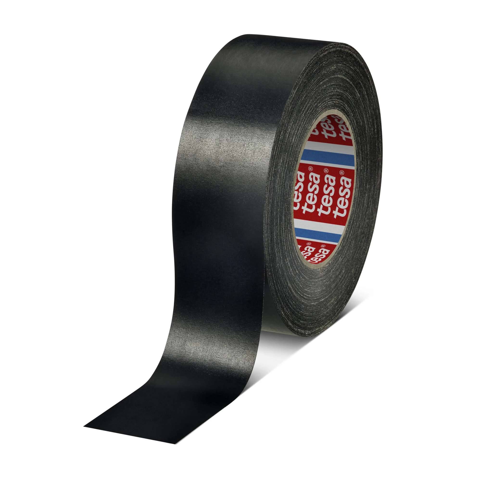 tesaband 4657 Hochtemperaturbeständiges Spezialgewebeband, 50 m x 50 mm, schwarz-0