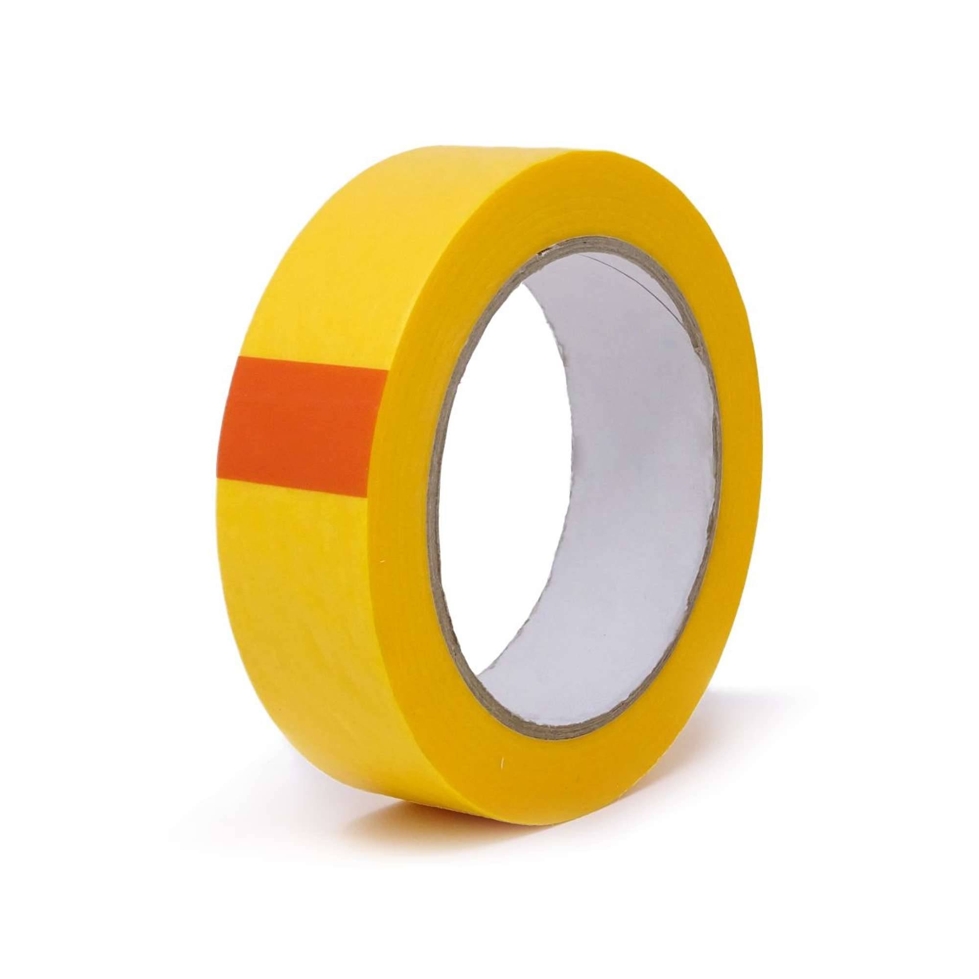 gws Washi Tape, dünnes Goldband für flache Farbkanten, 50 m x 30 mm, gelb-0
