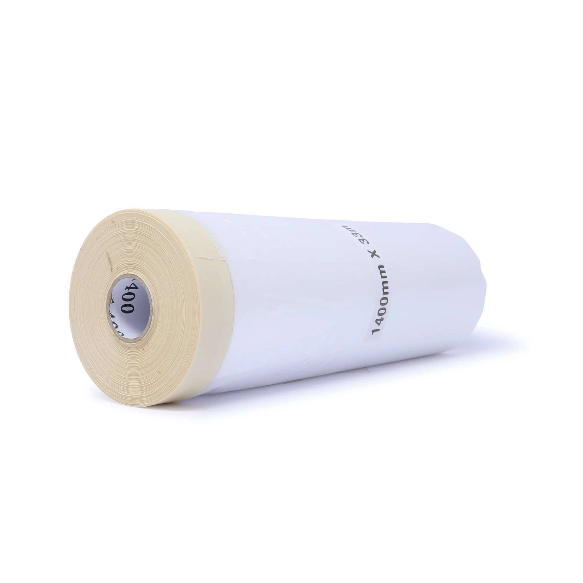 gws Maler-Abdeckfolie mit Kreppklebeband, 33 m x 1400 mm, gelblich-0